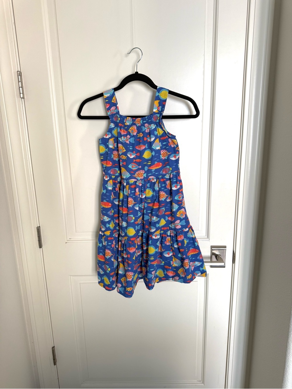Gymboree Girls Fish Splish Splash Dress size 10 Colorful Ocean Fish Print